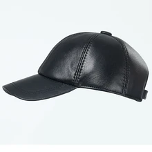 Весенняя и осенняя мужская Кожаная шапка, кепка, можно регулировать размер, комфорт и тепло