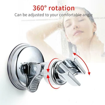 

Shower Head Handset Holder Wall Mount Bracket Adjustable Durable for Bathroom JDH99
