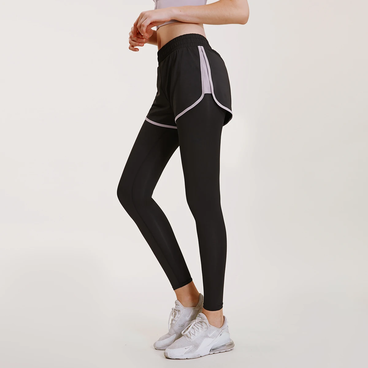 Iiniim Ensemble de Sport Femme 2 Pièces Leggings Jogging Yoga Gym