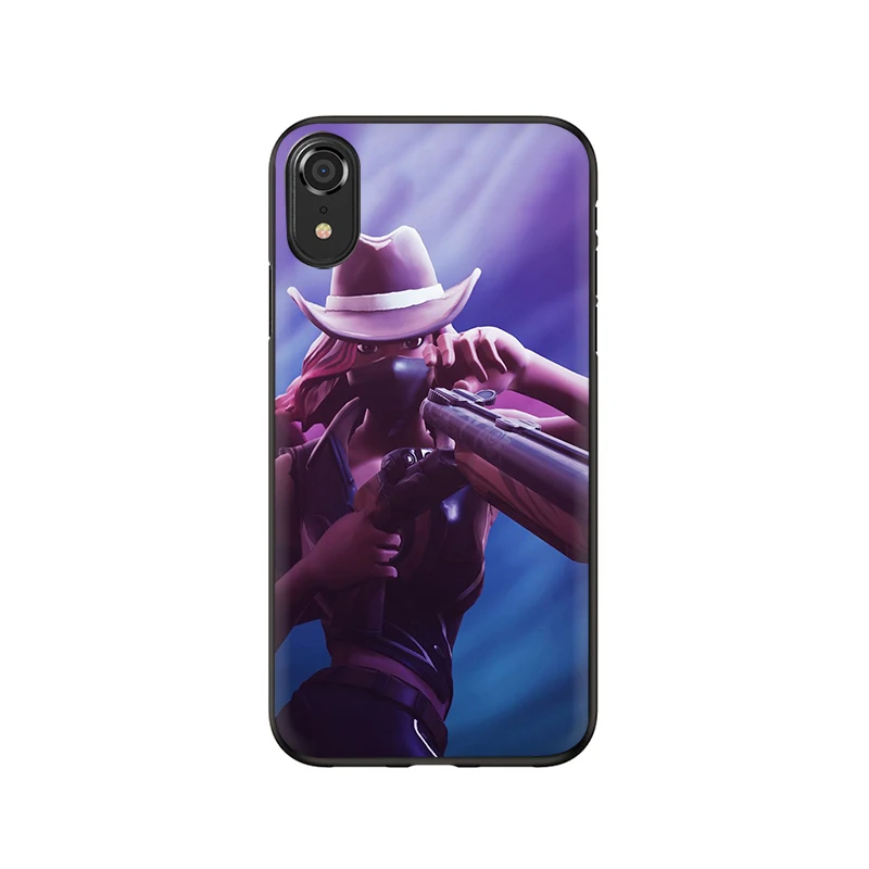 Мягкий силиконовый чехол для iPhone 5 5S 6 6s 7 8 plus X XR XS Max - Цвет: B11