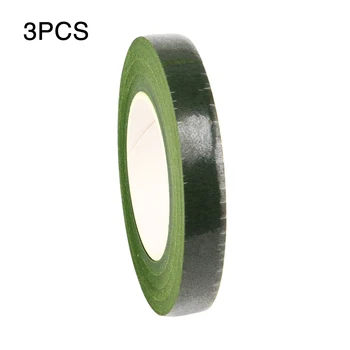 

3 Pcs Button Holes Paper DIY Corsages Stem Craft 12mm Width Wrap Flower Tape 4 Color Artificial Florist Floral Party Decor