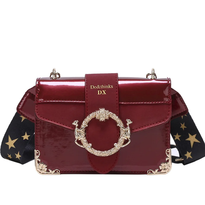 

2019 New fashion versatile four seasons slant bag casual classic broadband shoulder bag British style lady bag