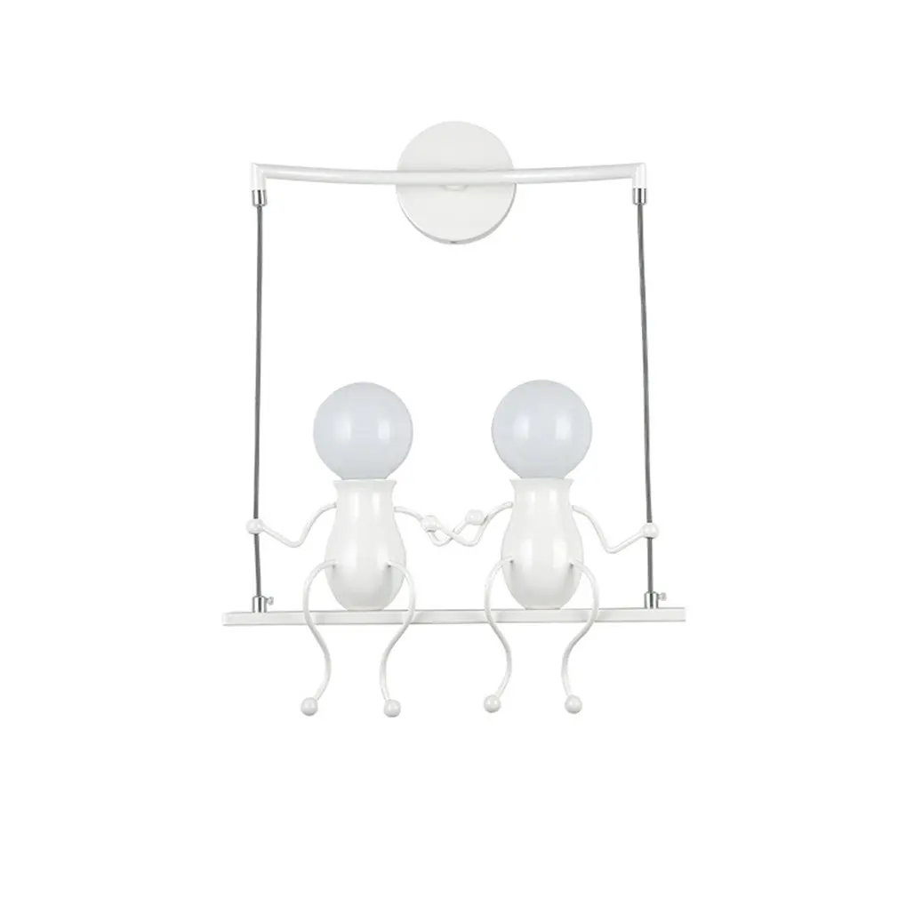

MB8319/2 Creative Wall Lamp Simple Bedside Lamp Corridor Hallway Staircase Villain Lamp Iron Lamp Without Bulb