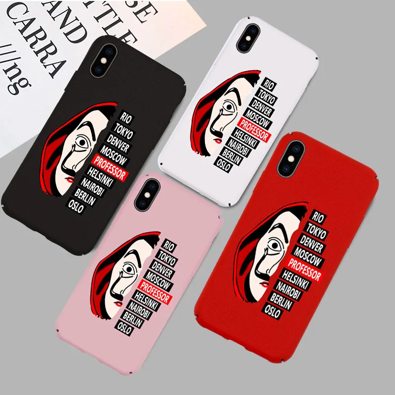 Бумажный чехол для сериала бумажный дом IPhone XS Max 8 7 6 8plus XR 10 | Мобильные телефоны и