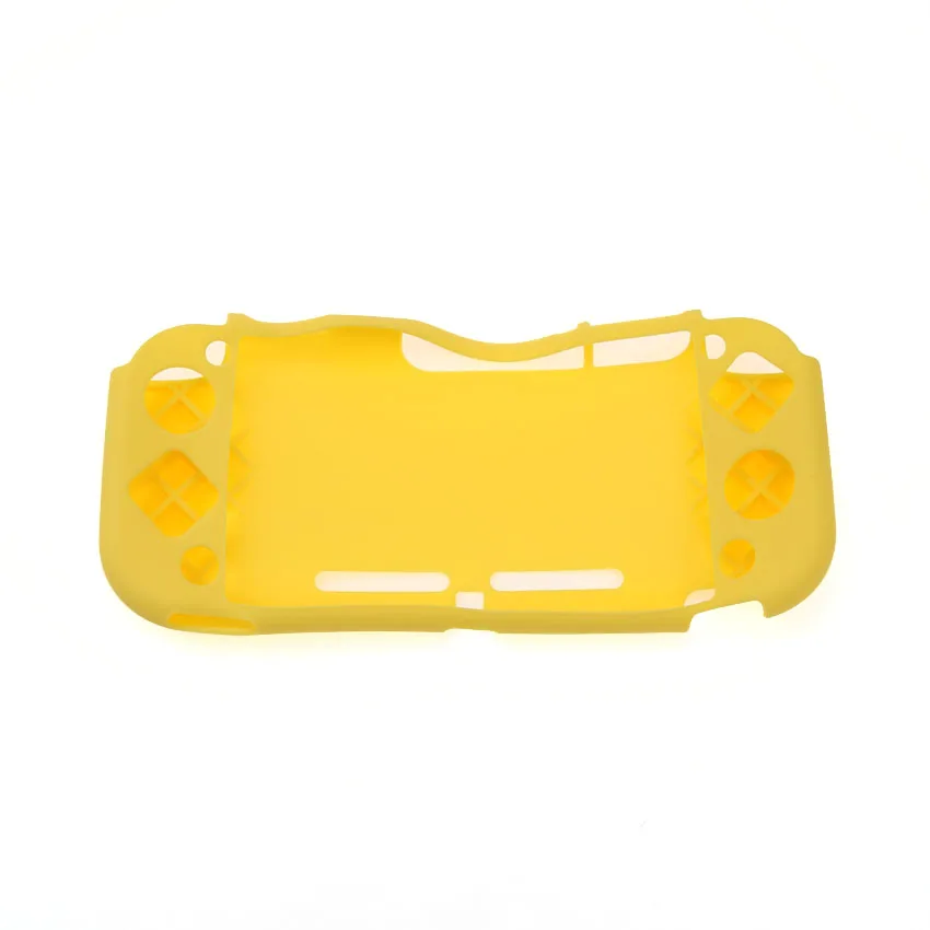 YuXi для nyd Switch Lite полный корпус нескользящий мягкий силиконовый резиновый чехол Защита для NS Switch Lite мини консоль - Цвет: Цвет: желтый