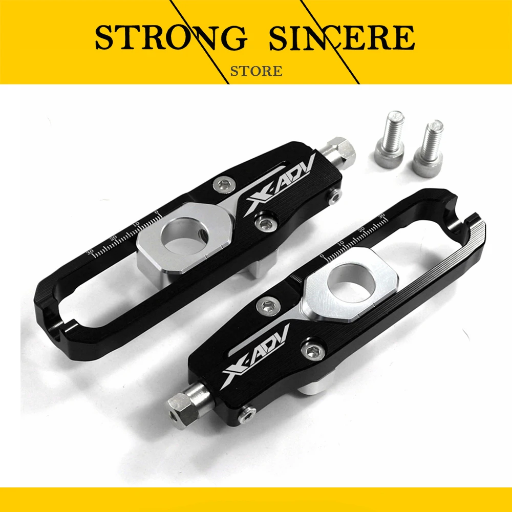 For Honda x adv 750 xadv x-adv 2017- 2018 Chain Adjusters Tensioners CNC Aluminum honda motorcycle chain adjuster | Автомобили и