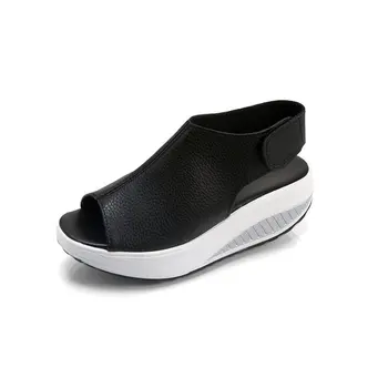 

2020 New Leisure Platform Summer Women Sandals Soft Bohemia Wedges Beach Sandals Female Flip Flops Ladies Footwear Women Shoes