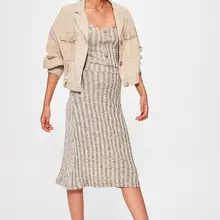 Trendyol разноцветная трикотажная юбка TWOAW20ET0314