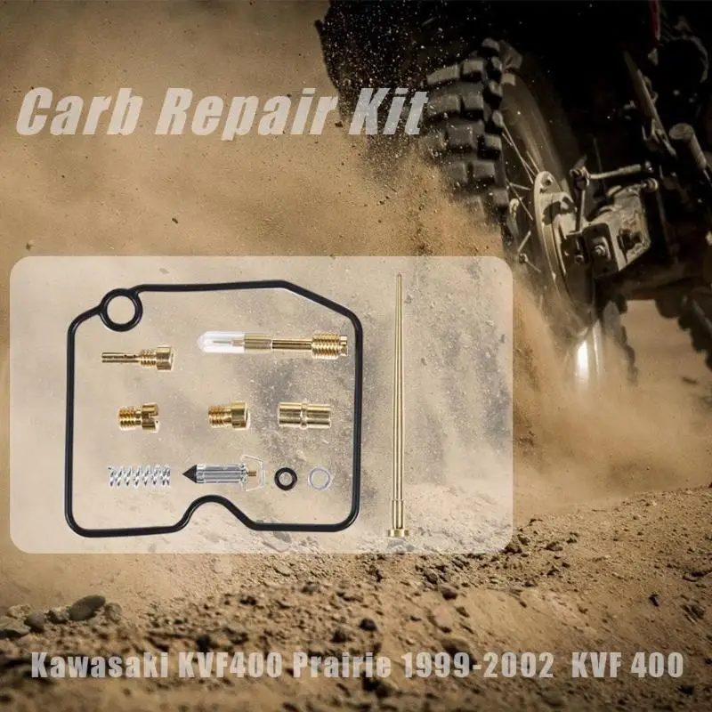 Ремонт карбюратора комплект для Kawasaki KVF400 прерий 1999-2002 KVF 400 ремонт карбюратора