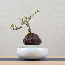 NEW Magnetic Levitation Air Bonsai Suspension Levitating Flower Pot Plant Home Decoration Flower Pot Good Quality 2019