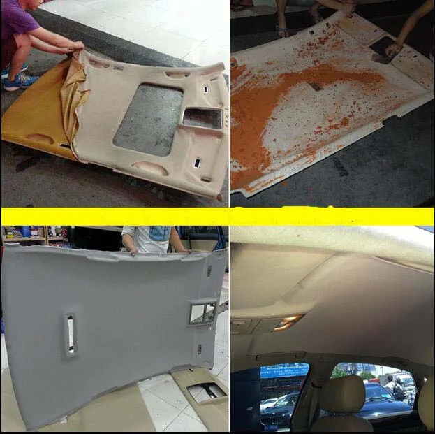 Headliner fabric auto pro car ceiling roof lining upholstery Soft material 100cmx150 for all car interior roofs, car headliner fabric