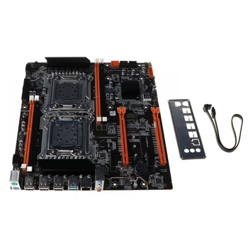 

X79 Dual CPU LGA2011 Motherboard E5 DDR3 1866/1600/1333/1066MHz Desktop Computer Mainboard M.2 Interface SATA USB 3.0