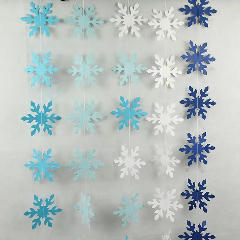 Artificial Snowflake Frozen Party Christmas Decorations For