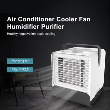 

Waka Mini Portable Air Conditioner Conditioning Humidifier Purifier USB Desktop Air Cooler Fan for Bedroom Home Hot Sale