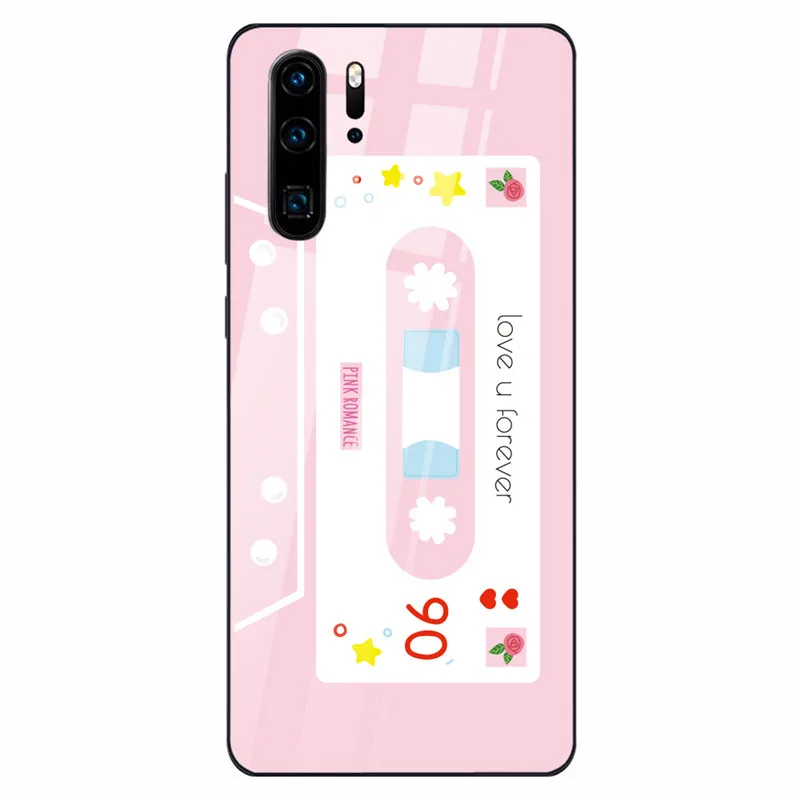 Чехол на магнитной ленте для huawei P30 Lite P20 mate 20 Lite Nova 3 P smart Z для Honor 9 10 Lite 8X Max Модный чехол из закаленного стекла - Цвет: 10