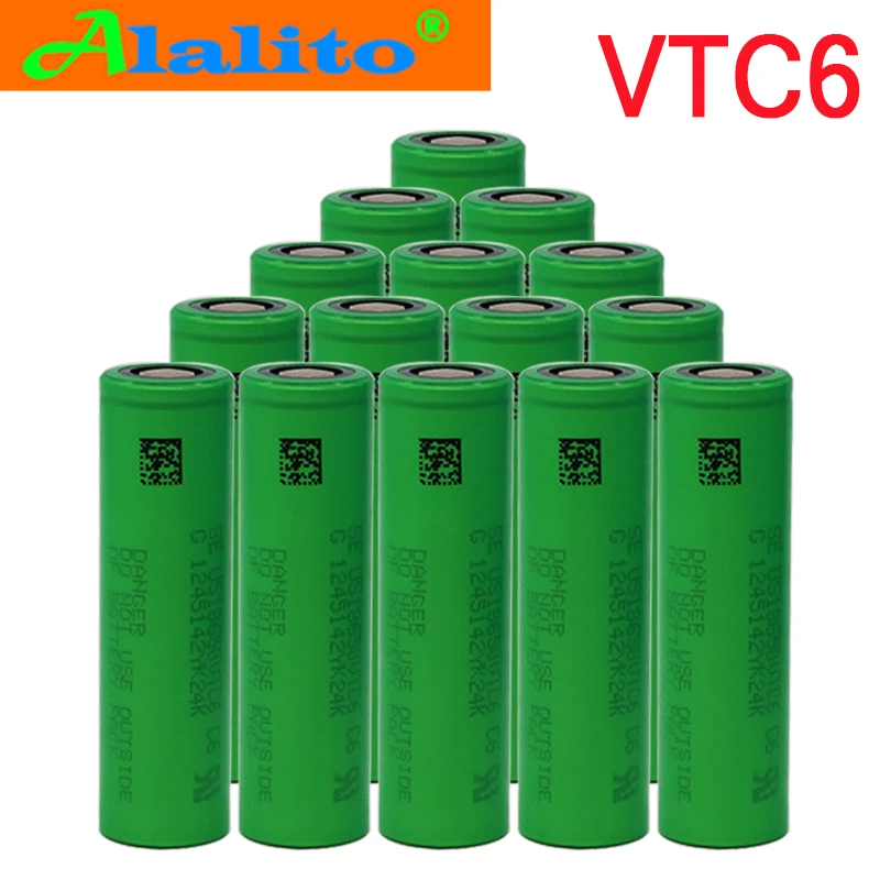 2020/100% оригинал VTC6 18650 в 3000 мАч литий ионный аккумулятор 3 7 батарея для SONY us18650 vtc6 USO