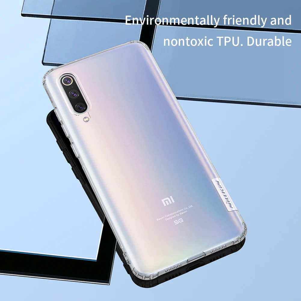Nillkin натуральный прозрачный мягкий кремний TPU чехол для Xiaomi Mi 9 Pro 5G чехол для телефона Capa с розничной посылка