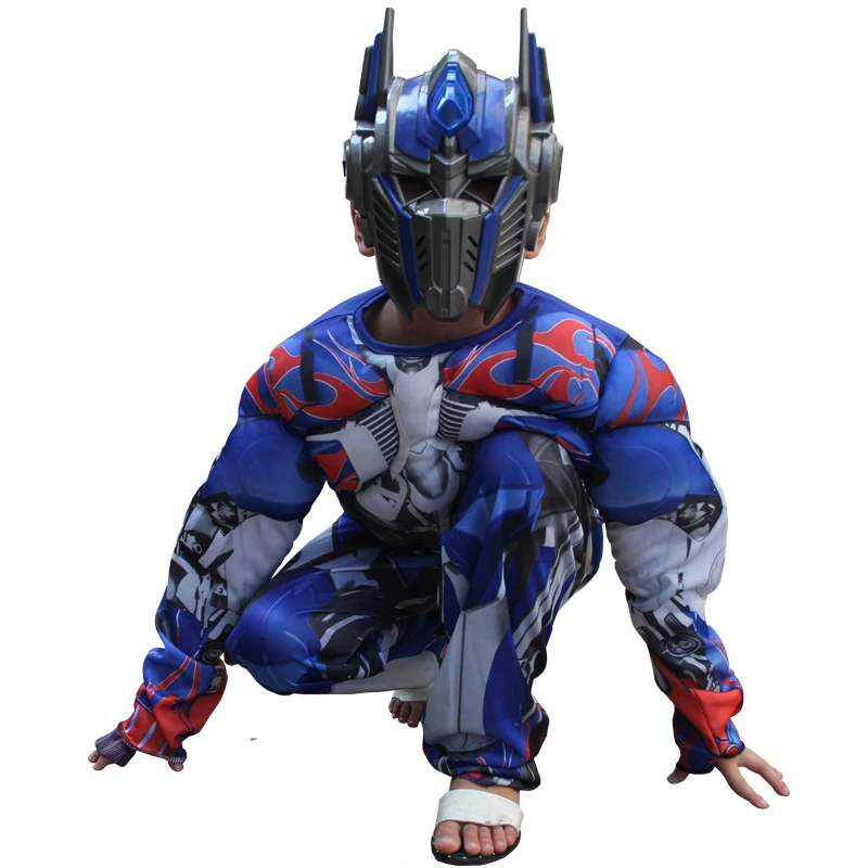 Детский костюм супергероя оптимуса для косплея по мотивам фильма мышцы|optimus prime