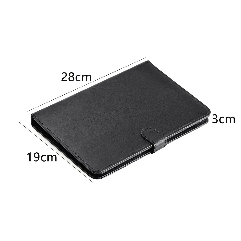 Universal Case Wrap Office Ultra Thin Home PU Leather Stand Keyboard Cover Accessory Computer Tablet Dustproof Protective