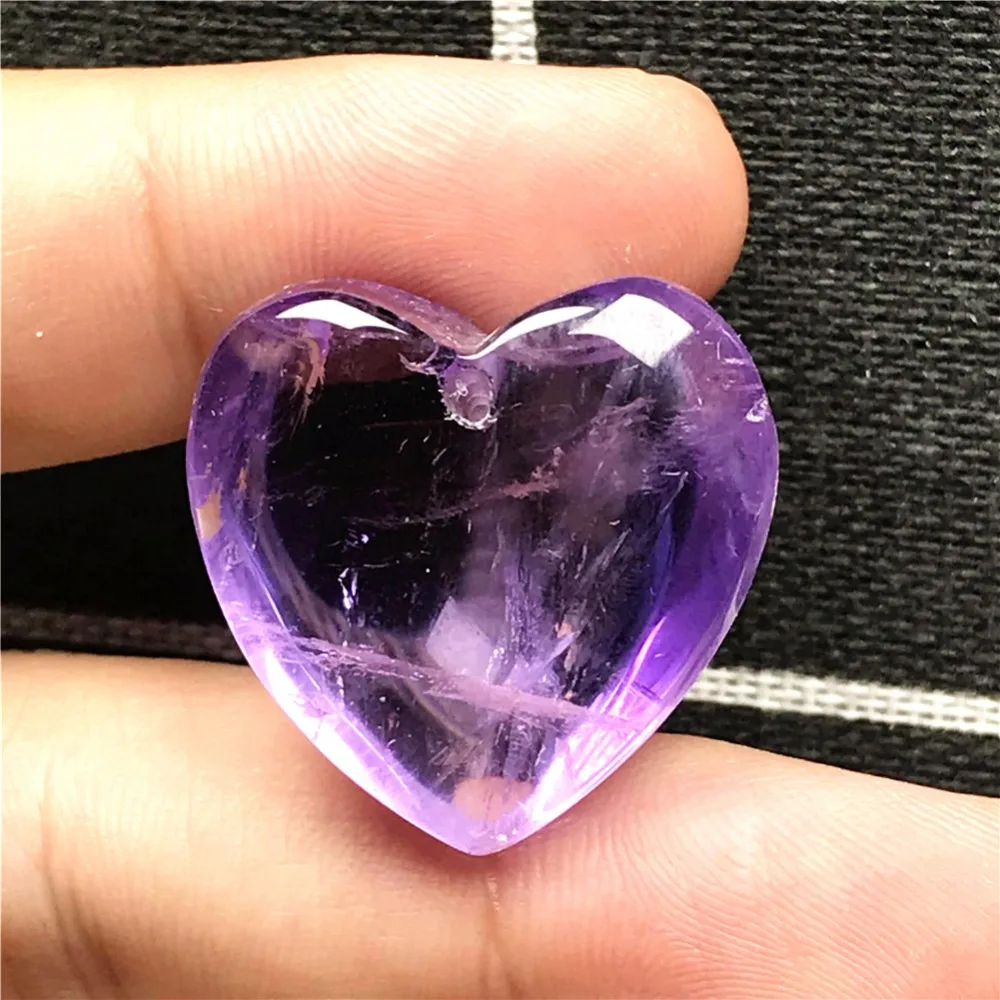 Heart Amethyst Pendant (113)