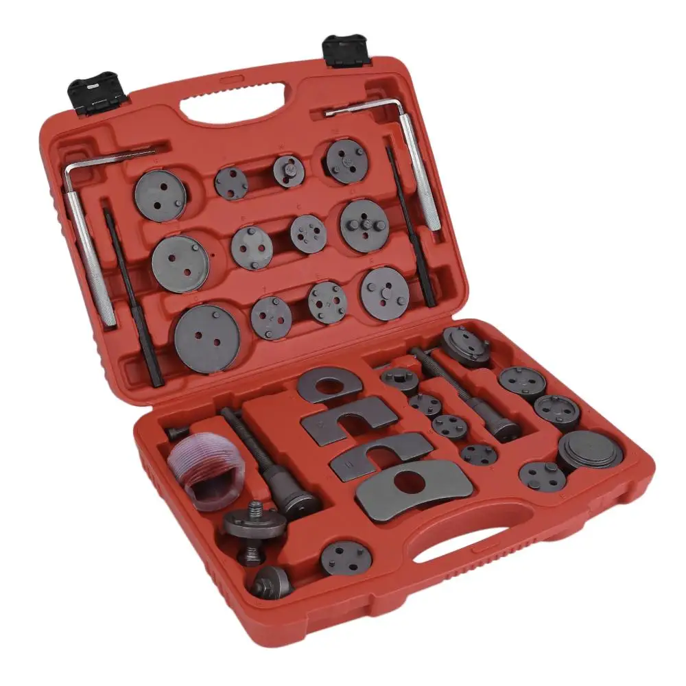 

36 Pcs Cars Brake Piston Brake Pump Replacement With Spindles Pin Driver Hexy Key Pressure Bolts Set Automotive Tool