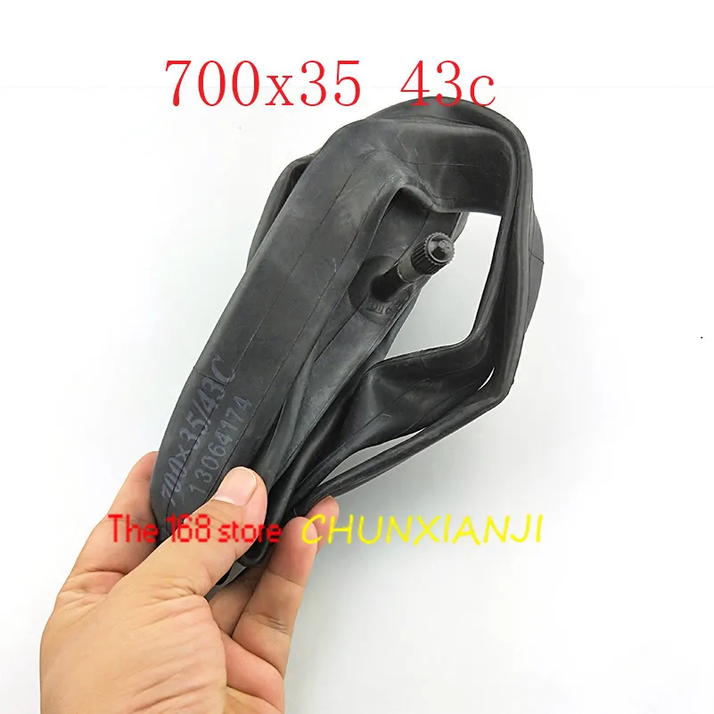 2 шт. 700x35/43c внутренняя труба 700*35/43c внутренняя шина для велосипеда, дорожный трубчатый покрышка, Аксессуары для велосипеда, прямой стержень клапана