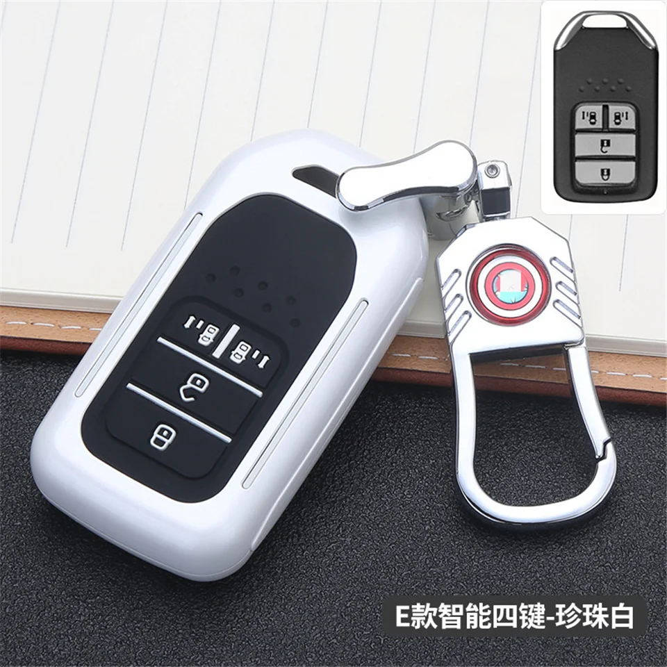 Copertura completa car key case per Honda Vezel città BR-V civico accordo pilota Jazz Jade Crider Odyssey accessori Auto Auto - Hf2c1eb29ff8243859fd697eb11c0f35fi