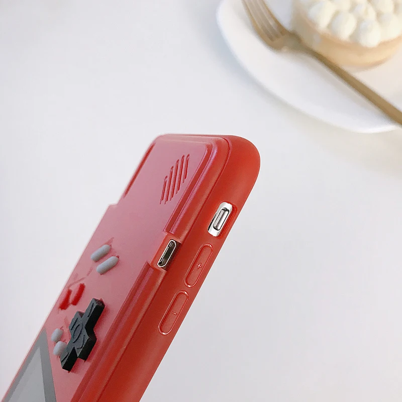 Ретро игровой чехол для Iphone 11 Pro Xs 10 Max Xr 7 8 Plus цветной дисплей Gameboy чехол для телефона для huawei P20 P30 Obudowy Na Telefon