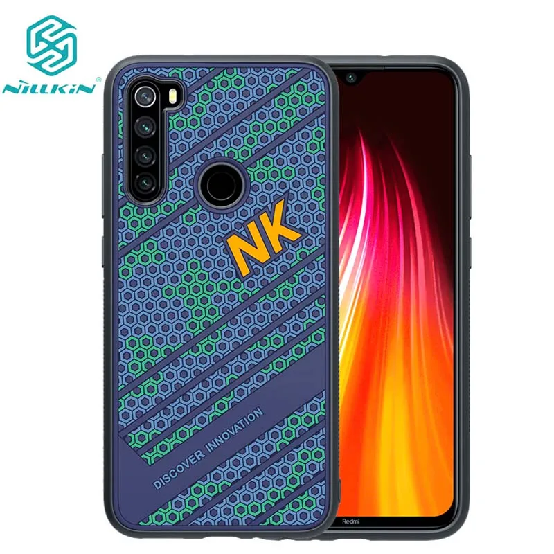Мода NILLKIN 3D текстура ТПУ силиконовый динамический спортивный стиль Striker чехол для Xiaomi Redmi Note 8 нескользящий и ударопрочный