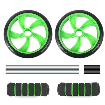 

Outdoor Abdominal Wheel Muscle Double-wheeled Roller Fitness Equipment