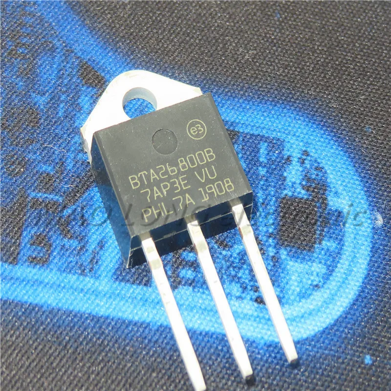 5 шт./лот Новый BTA26-800B BTA26800B TO-3P 800V 25A Triac | Электронные компоненты и принадлежности
