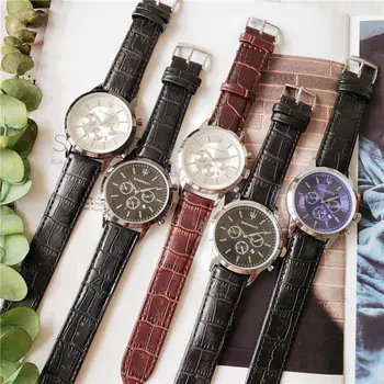 

maserati- Luxury Brand Business Men's Delicate women Watch Waterproof Chronograph Quartz Stop Watch With Stainless steel