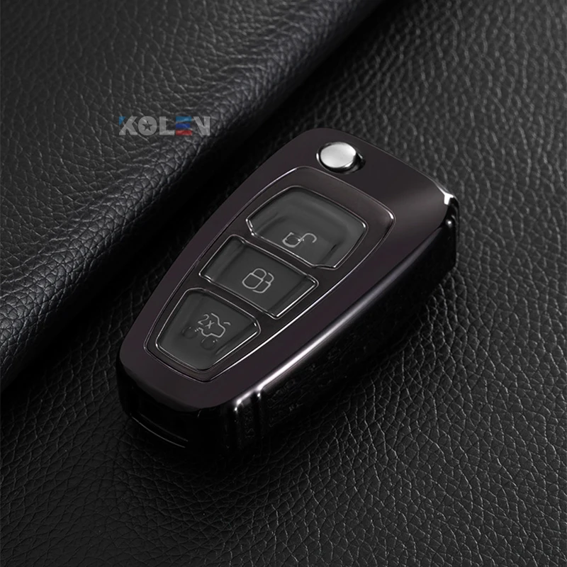 Molle di TPU Auto Pieghevole Della Copertura Della Cassa Chiave Per Ford Focus 2 3 MK2 MK3 ST RS Ecosport Ranger C-max S-Max Fuga Fuga Fiesta Supporto Borsette - Hf2c21c9cfa384f278caa65d5376ded67O