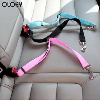 

Pet Dog Cat Car Seat Belt Adjustable Harness Seatbelt Lead Leash for Small Medium Dogs Travel Clip Pet Supplies 4 Color