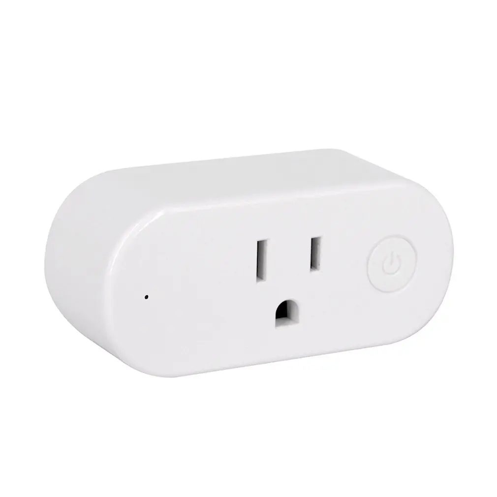 15A Mini USA Wifi Plug With Voice Control Surge Protector Smart Socket Support for Amazon ECHO Google Home IFTTT