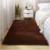 Thick Fluffy Carpets For Living Room Decor Bedside Rug Warm Plush Floor Mats Children's Room Play Mats Silkly Furry Carpet Grey 18