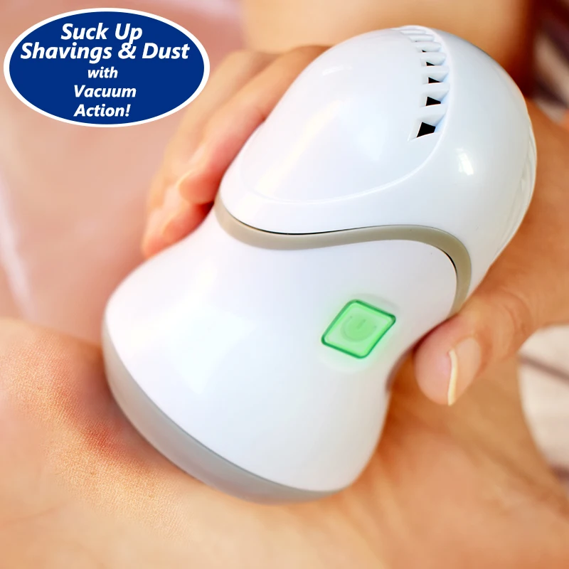 Eléctrico limas para pie de vacío removedor de callos USB recargable pie pedicura de removedor de callos cuidado de los pies para agrietada y dura de la piel