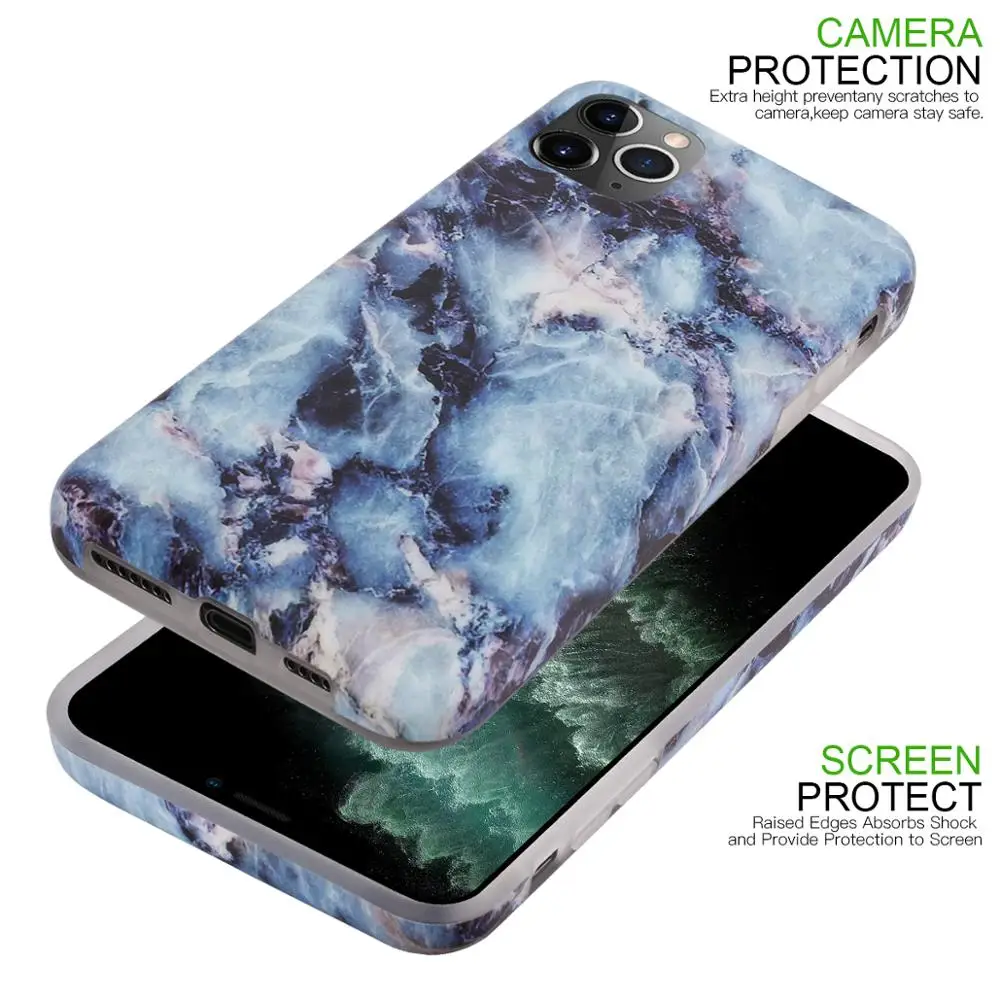 Netarlier классический синий мраморный чехол для телефона iPhone11 11 Pro Max 7Plus 8 XR Xsmax ix