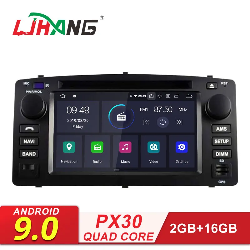 cheap LJHANG Car DVD Multimedia Player Android 9.0 For Toyota Corolla E120 BYD F3 WIFI 2 Din Car Radio GPS Navigation Stereo DVD Audio