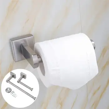 

Toilet Paper Holder Bathroom Tissue Holder Wall Paper Toilet Roll Dispenser Stainless Steel papier toaletowy #2N22