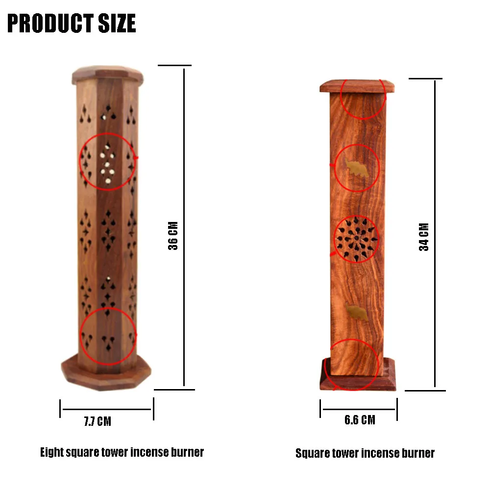 Палочка для благовоний деревянная палочка из сандалового дерева ручной работы в