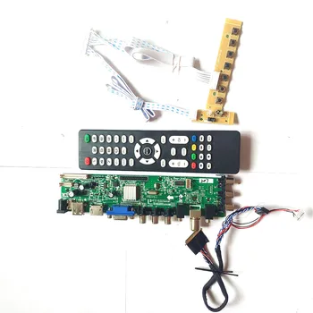 

Fit N156HGE-LA1/LB1/LG1/L11/L21 40 pin LVDS 3663 TV digital upgrade 1920*1080 screen AV HDMI VGA USB DVB LCD drive board DIY Kit
