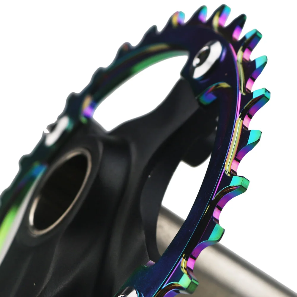 MTB велосипедная Звездочка 30T 32T 34T 36T 38T односкоростная цепь кольцо 104BCD узкий широкий Горный Дорожный велосипед