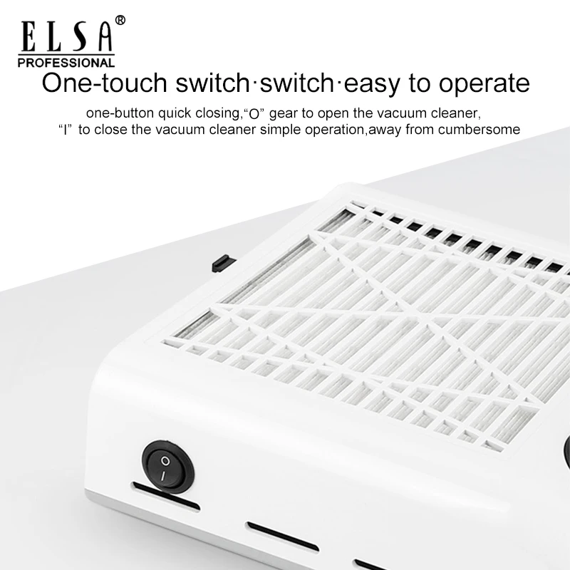 Online 80W Starke Leistung Nagel Staub kollektor Nagel Fan Art Salon Ausrüstung Saug Staub Collector Maschine Staubsauger Fan in RU Lager