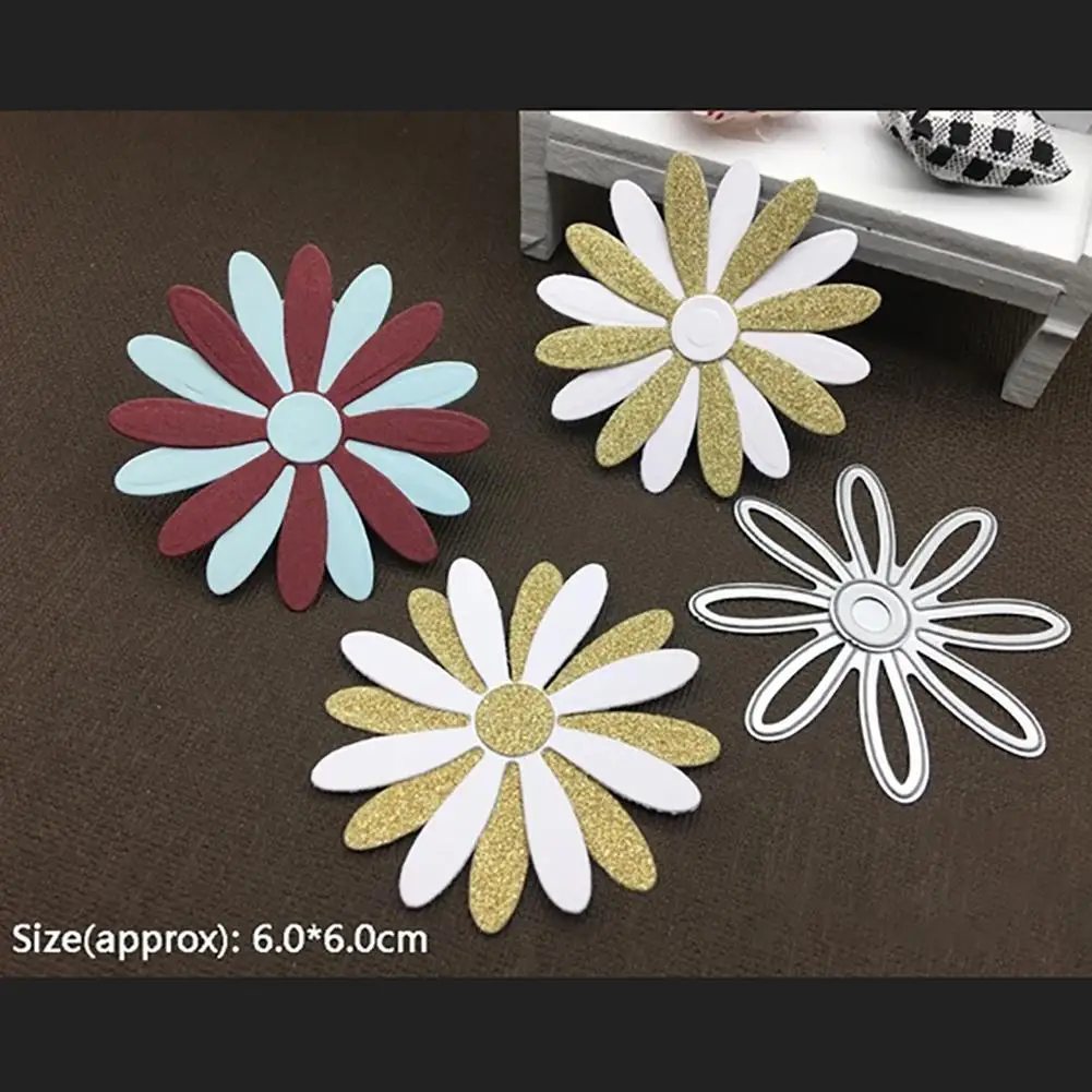 

Chrysanthemum Metal Cutting Dies DIY Scrapbooking Embossing Paper Cards Stencil Album Card Paper Embossing Craft DIY