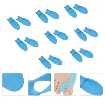 

8 Pairs Silicone Valgus Toe Correctors Toe Straightener Toe Orthotic Separator