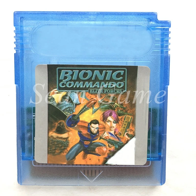 16 бит портативная консоль видео игровая карта-картридж для Bionic Commando: Элитные силы версия первая коллекция