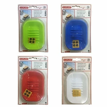 

Eliplast non-Slip-Oval portasapone, Verde, plastica, Green, 30 x 30 x 30 cm