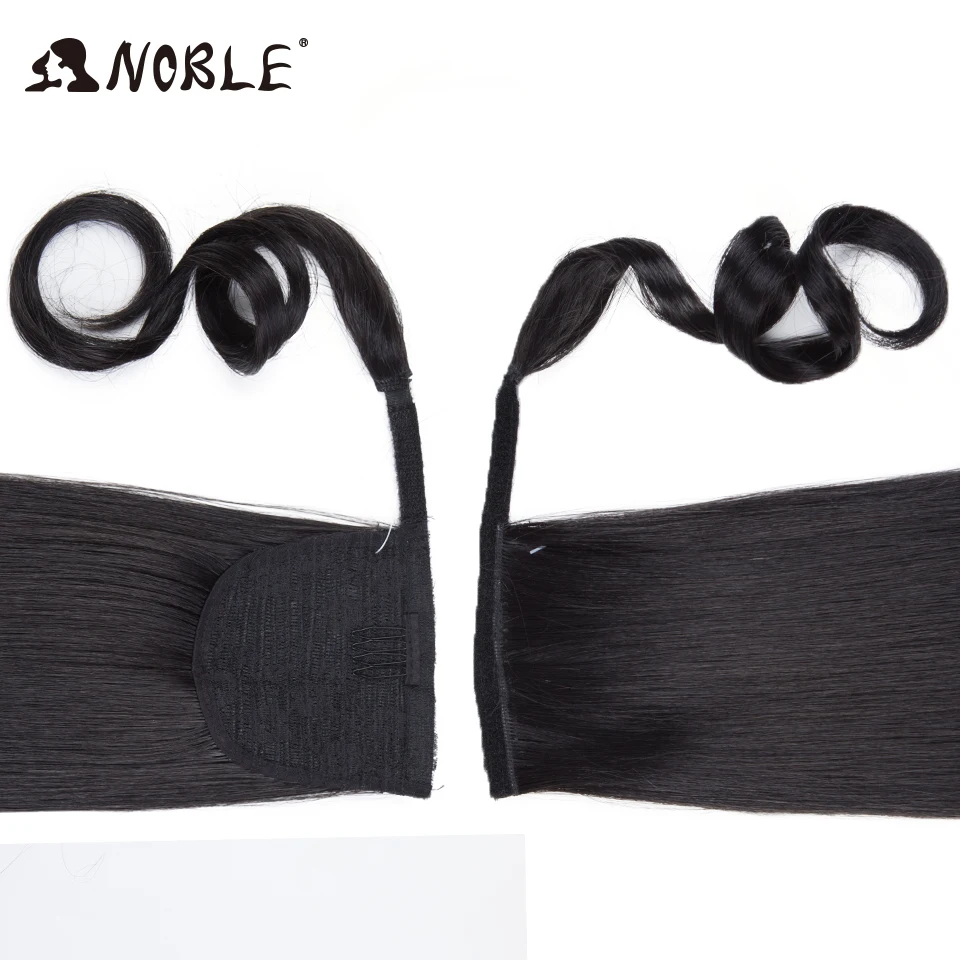 Hair Extensions 32 Inch Wrap Around Clip In Ponytail Heat Resistant Synthetic Pony Tail Fake Hair