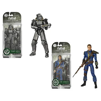 

Fallout 4 Game Figure Model PVC Fall Out Lone Wanderer & Power Armor Model action & toy figures